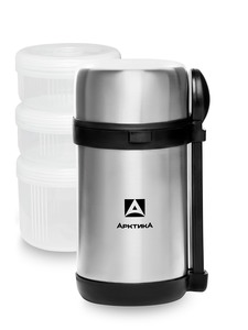 Термос Арктика с тремя контейнерами вакуумный 1,5 л