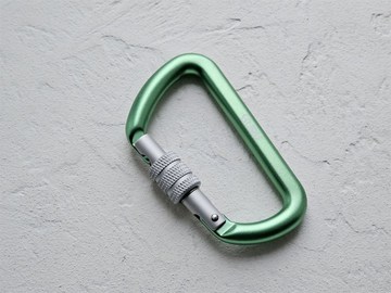 Карабин вспомогательный  GURU Typhoon Screw green