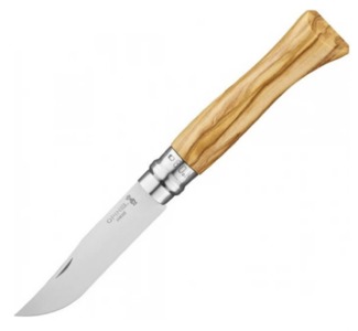 Нож OPINEL №9 Stainless (рукоять из оливкового дерева)