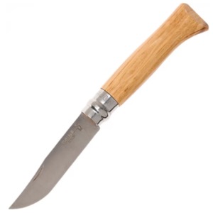 Нож OPINEL №8 Stainless (дубовая рукоять)