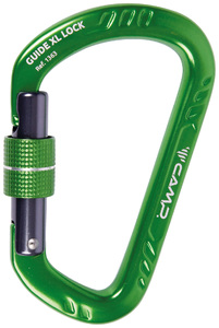 Карабин дюраль GUIDE XL LOCK-Green