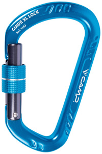 Карабин дюраль GUIDE XL LOCK-Blue
