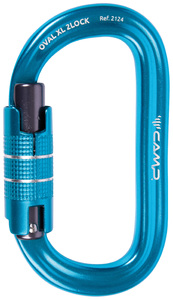 Карабин OVAL XL 2LOCK Blue