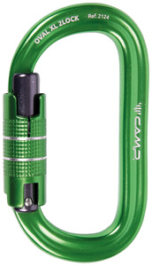Карабин OVAL XL 2LOCK Green