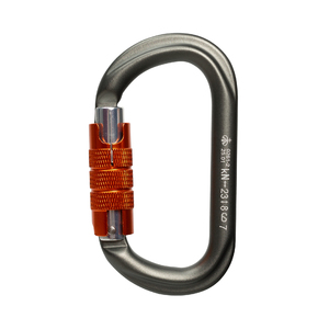 Карабин GRAY овал автомат (Keylock) (V)