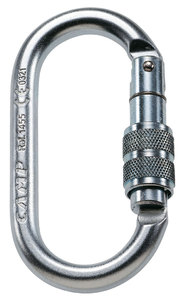 Карабин стальной OVAL PRO-LOCK