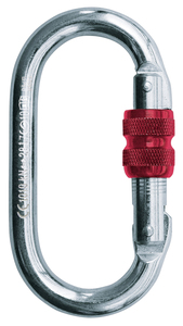 Карабин стальной OVAL STANDARD-LOCK