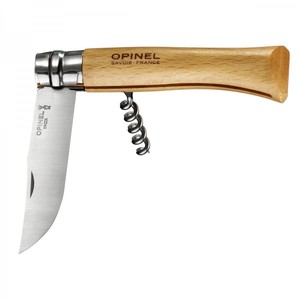 Нож складной OPINEL №10 Stainless (со штопором)