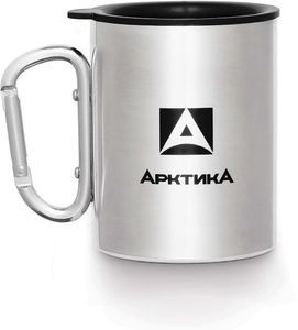 Термокружка Арктика 300 мл с карабином