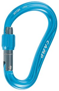 Карабин дюраль ATOM-LOCK blue
