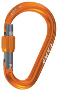 Карабин дюраль CORE LOCK Orange