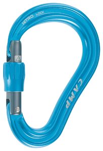 Карабин дюраль NITRO LOCK- blue