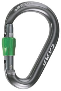 Карабин NIMBUS LOCK- Gun metal/Green