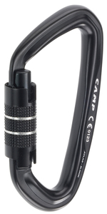 Карабин дюраль ATLAS-2LOCK black